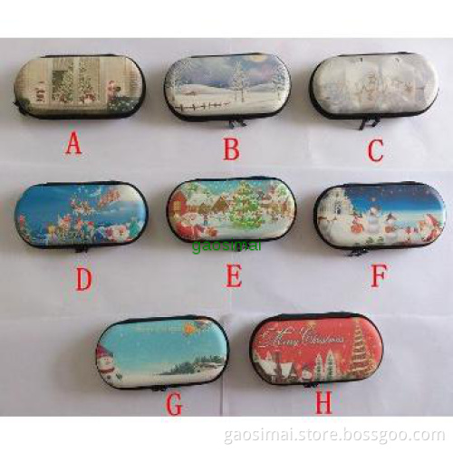 Christmas gift design nice ego zipper case,leather ego pouch